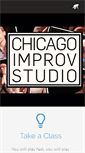 Mobile Screenshot of chicagoimprovstudio.com